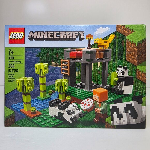 Retired LEGO 21158 Minecraft The Panda Nursery 204 pcs New & Factory Sealed - Picture 1 of 6